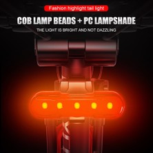 Enjoy Outdoor Bisiklet Işığı USB Şarj Edilebilir LED Uyarı Işığı Cob LED Mtb Bisiklet Kuyruk Işığı Gece Bisikleti Arka Işığı Dağ Bisikleti Bisiklet Lambası (Yurt Dışından)