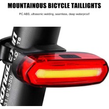 Enjoy Outdoor Bisiklet Arka Işık Dağ Bisikleti Kuyruk Işığı USB Şarj Edilebilir Bisiklet LED Kuyruk Işığı Su Geçırmez Mtb Yol Sürme Bisiklet Arka Lambası (Yurt Dışından)