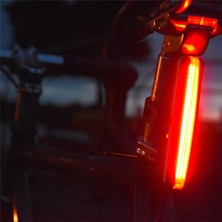 Enjoy Outdoor 300 Lümen Su Geçırmez Altı Yanıp Sönen Mod Bisiklet USB Şarj Uyarı Arka Işıkları Bisiklet LED Kuyruk Lambası 26 Cob LED (Yurt Dışından)