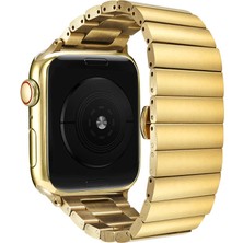 Zore Apple Watch Uyumlu 40MM Krd-41 Metal Kordon Gold