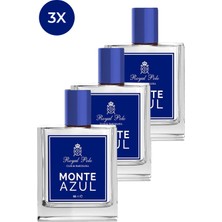 Royal Club De Polo Barcelona Monte Azul EDP 50 Ml Erkek 3'Lü Parfüm Seti 3 Adet Stcc011006