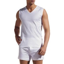 Eros 2li V Yaka Kolsuz T-Shirt 031