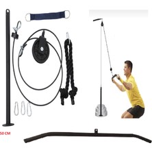 Esigym Makara Fitness Set Triceps Biceps Lat Pulldown Shoulder Cable Crossover