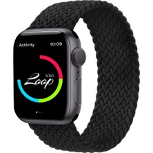 MobaxAksesuar Apple Watch 10 42mm - 38/40/41mm Kordon Medium Örgü Solo Loop Kordon 32 147mm 2/3/4/5/6/se/7/8/9