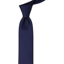 Lacivert Nokta Desen Slim Kravat SK7591