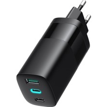 Havit UC10 65W Gan Teknoloji Hızlı Şarj Adaptörü - 2 Type-C, 1 USB Girişi