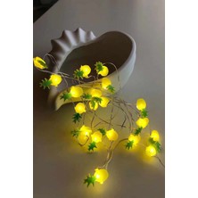 Magicledcorner Ananas Gümüş Tel LED