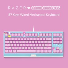 Razer Hello Kitty Desenli Kablolu Klavye - Çok Renkli (Yurt Dışından)