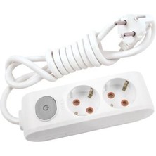 Viko Ikili Anahtarlı Grup Priz 5 Metre