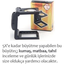 Loyka 14109 Katlanır Işıklı Büyüteç Lup Mercek