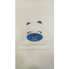 Sevi Bebe Ayıcık Nakışlı Yeni Dogan Penye  Şapka