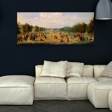 VeraStore Luigi Acquarone Kağıthane'de Cirit Oyunu Kanvas Tablo