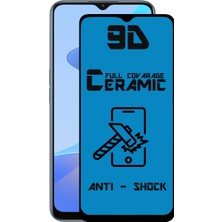 Case World Oppo A16 Tam Kaplayan Seramik Nano Esnek Ekran Koruyucu Cam