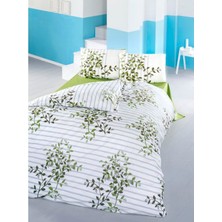 Komfort home tek kişilik ranforce nevresim takımı (hazal yeşil)