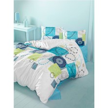 Komfort home tek kişilik ranforce nevresim takımı (sıla mavi)
