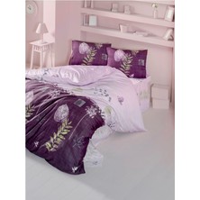 Komfort home tek kişilik ranforce nevresim takımı (hale mor)