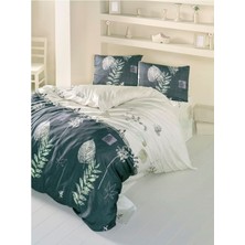 Komfort home tek kişilik ranforce nevresim takımı (hale yeşil)