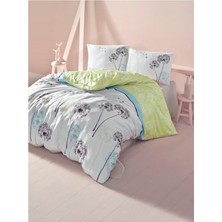 Komfort home tek kişilik ranforce nevresim takımı (suna yeşil)