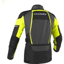 Clover Dakar-2 Wp Korumalı Motosiklet Ceketi (Siyah/sarı)