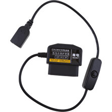 Prettyia Yeni 12/36 V 5 V / 2A Araba Dash Cam Hradwire Kit Adaptörü USB Kadın Kablosu ile  (Yurt Dışından)