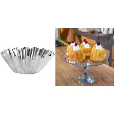 Pastaland Alüminyum Şambaba Tatlı Kalıbı 6'lı