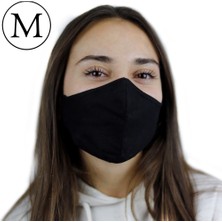 CIRCLES - Exclusive-Black (Antiviral Sertifikalı-%100 Meltblown Filtre-1 Yıl Garantili Yıkanabilir Kumaş Maske)