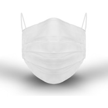 CIRCLES - White Oxford (Antiviral Sertifikalı-%100 Meltblown Filtre-1 Yıl Garantili Yıkanabilir Kumaş Maske)