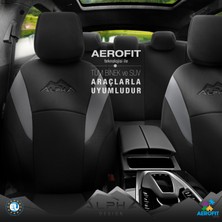 Otom Alpha Design Airbag Dikişli Özel Tasarım Oto Koltuk Kılıfı Tam Set
