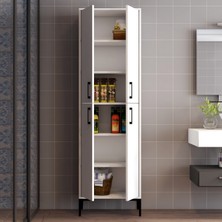 Variant Mobilya - Berlin A Çok Amaçlı Banyo Dolabı - Beyaz