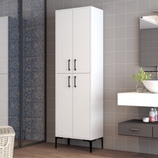 Variant Mobilya - Berlin A Çok Amaçlı Banyo Dolabı - Beyaz