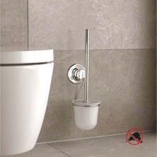 Tekno-tel Vakumlu Paslanmaz Tuvalet Fırçası Krom DM095