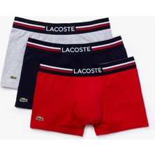 Lacoste Erkek 3 Lü Boxer 5H3386-00-W34
