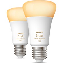 Philips HueWA 8-75W Beyaz Ambiyans Akıllı Ampul 2'li Ekopaket E27