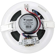 Westa WS-1018TC 5/10 Watt Trafolu Alçıpan Hoparlör