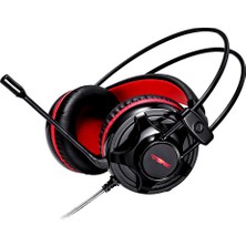 Motospeed H11 50MM Mikrofonlu Kulaküstü Kulaklık - Kırmızı/Siyah (Yurt Dışından)