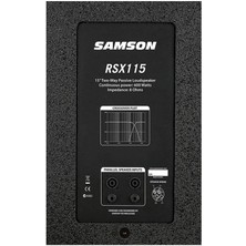 Samson RSX-115 2 Yollu Pasif Kabin Hoparlör