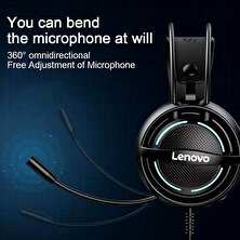 Lenovo G30 Kablolu Kulaklık 7.1 Stereo Rgb Kulak Üstü (Yurt Dışından)