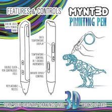 MYNT3D Professional Printing 3D Pen With OLED Display