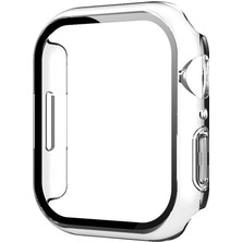 AktarMobile Apple Watch 7 45 mm Uyumlu Ekran Koruyucu Kasa Koruma  Full Body Gard Tüm Gövde Koruyucu Tam Koruma Şeffaf