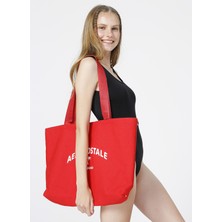 Aeropostale Monas Düz Desen Polyamid Siyah Kadın Mayo