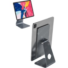 AktarMobile iPad Pro 11" Inc Uyumlu Masa Standı Magic Stand Mıknatıslı Magnetik Tablet Tutucu Alüminyum Alaşım