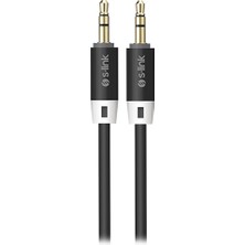 S-Link SL-SP70 1m Siyah 3.5mm Stereo Ses Kablosu