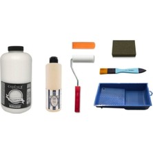 Cadence Eskimiş Beyaz 2 Lt + Taş Vernik Set 500 ml