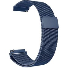 MobaxAksesuar Amazfit Gts Bip Lite S Kordon  Milano Loop Kordon Saks Mavi