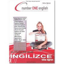 Number One English 100 Saat İngilizce Online Eğitim + 20 Saat Canlı Sohbet Sertifika Sınavları 530 Sayfa E-Gramer Kitabı