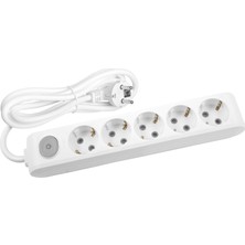 Viko Multi-Let Beşli Anahtarlı 3 Metre Kablolu Grup Priz 90117503
