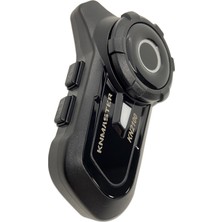 Knmaster Kn2100 Kask İnterkom Bluetooth Intercom Kulaklık Seti Siyah