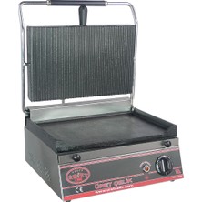 Üret (Stm8) 16 Dilim Alt Düz Üst Oluk Tost Makinesi