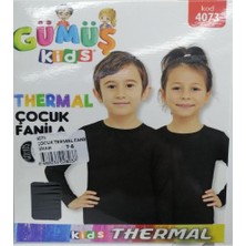 Gümüş Çocuk Termal Uzun Kollu Üst Içlik