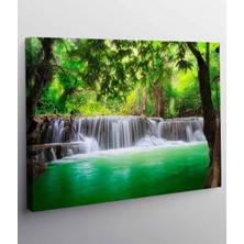 Stella Store Doğa Ormanı Şelalesi Kanvas Tablo